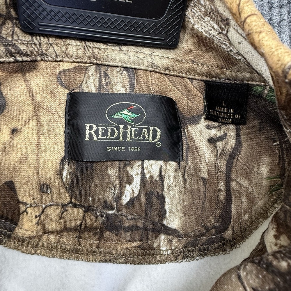 RedHead Realtree Camo Hunting Jacket & Pants Set Men's Brown Green Tan Size L - Picture 3 of 7